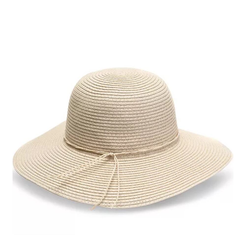 Style & Co. Basic Straw Adjustable Packable Floppy Hat